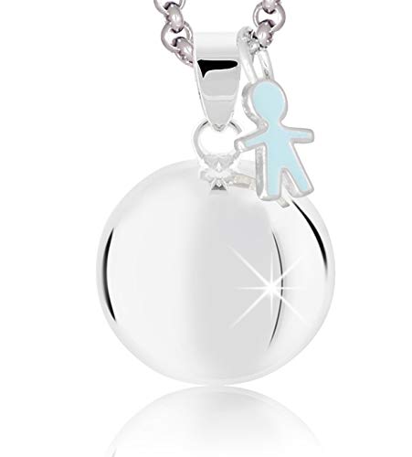 MAMIJUX Chiama Angeli Baby Boy con Catenina in Acciaio - Ilgrandebazar