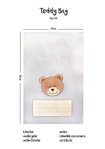 Teddy Bag | 6 Bustine Corredino Neonato 100% Made in Italy | Sacchetti... - Ilgrandebazar