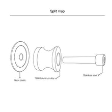 Carica l'immagine nel visualizzatore di Gallery, 2pcs Nottolini M8*1,5 Forcellone Cavalletto Appoggi Per Honda Argento M8