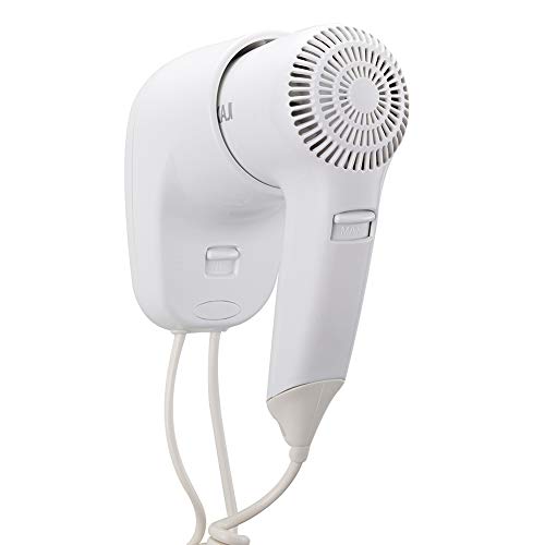 Bakaji Asciugacapelli da Parete Muro Phon Asciuga Capelli Bagno Potenza 1200W - Ilgrandebazar