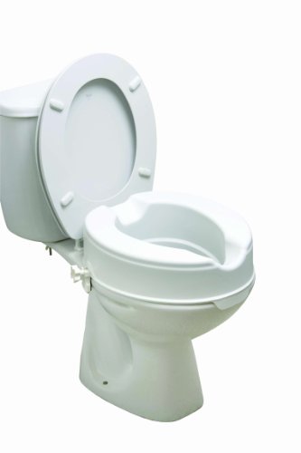 Drive Medical 12066 - Rialzo per WC da 15 cm, senza coperchio, duro, Bianco - Ilgrandebazar