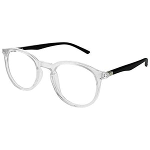 Opulize Met 2 Potenza ottica +2,00, Nero / Chiaro Davanti Con Le Braccia Nere - Ilgrandebazar
