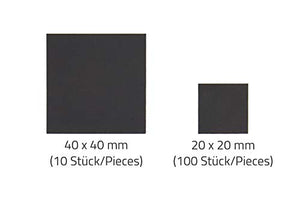 110x piastrine magnetiche extra forti 20x20mm e 40x40mm. Magneti - Ilgrandebazar