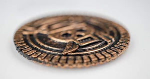 Brynnberg Monete del Tesoro di Plastica, Confezione da 150, Rame (di Di - Ilgrandebazar