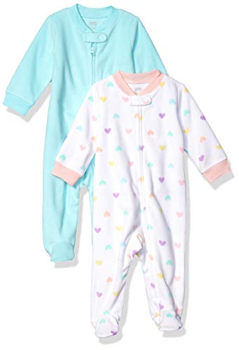 Amazon Essentials 2-Pack Microfleece Sleep And Play Bimbo 0-24 - Ilgrandebazar