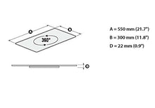 Carica l'immagine nel visualizzatore di Gallery, Meliconi Rotobase Elite M, Supporto Girevole in Vetro temperato per TV Medium - Ilgrandebazar