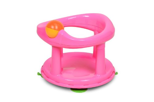 Safety 1st Seggiolino girevole per vasca da bagno e doccia, girello Rosa