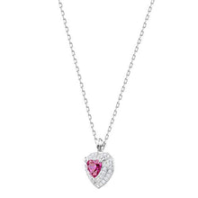 Carica l&#39;immagine nel visualizzatore di Gallery, Swarovski Pendente One, Cristallo Rosso, Rodiato, da Donna - Ilgrandebazar