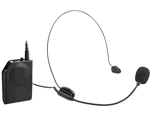 Trevi EM 408 R Set di Microfoni Wireless ad Archetto e a Clip con Nero - Ilgrandebazar