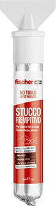 Fischer Stucco 1 tubetto 70 ml, 1 tappo chiusura con spatola integrata