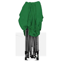 Carica l'immagine nel visualizzatore di Gallery, BAKAJI Gazebo 3 x 3 metri Pieghevole Tessuto Poliestere Impermeabile Struttura in Metallo Richiudibile a Fisarmonica Tendone Portatile Fiera Mercato Giardino Esterno + Sacca per Trasporto (Verde)