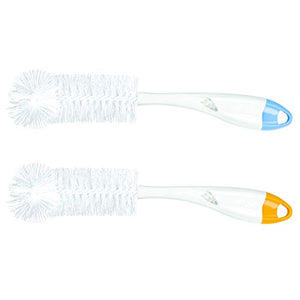 NUK 10256279 - Scovolino per biberon 2 in 1 con manico ergonomico, 1 pezzo - Ilgrandebazar