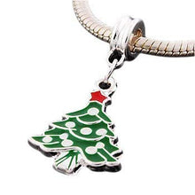 Carica l'immagine nel visualizzatore di Gallery, Andante-Stones 925 Argento Perlina Charm pendenti "Albero di Natale"... - Ilgrandebazar