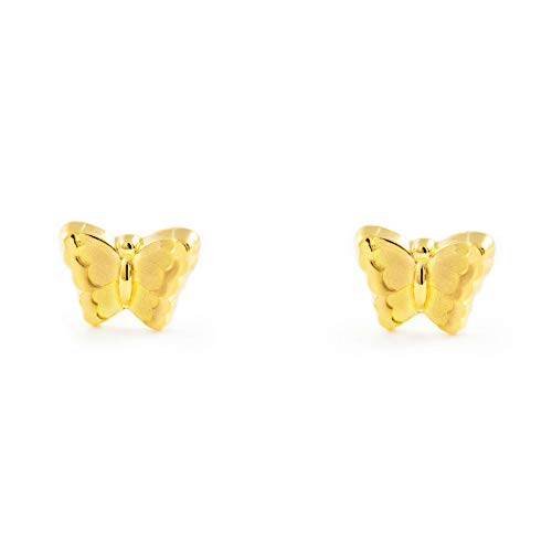 Monde Petit T1853PR - Orecchini per bambini, oro giallo 18k (750) - Ilgrandebazar