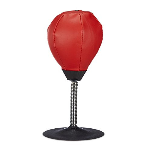 Relaxdays 10022328 Punching Ball da Tavolo Pera Boxe Scrivania Punch Ball...