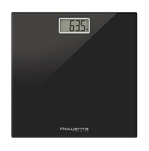 Rowenta BS1060 Premiss Bilancia Pesapersone Digitale con Piatto in Vetro Nero