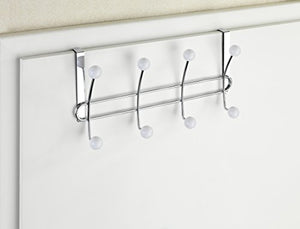Wenko Percha para la puerta Lissa, Acciaio, Chrom, 6.5 x 35 x 18 cm - Ilgrandebazar
