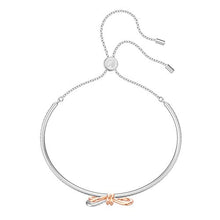 Carica l&#39;immagine nel visualizzatore di Gallery, Swarovski Bangle Lifelong Bow, Cristallo Bianco, da Donna, Mix di Placcature... - Ilgrandebazar