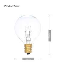 Carica l&#39;immagine nel visualizzatore di Gallery, G40 Lampadina di Ricambio, Tomshine Lampadine Ricambio*25 - Ilgrandebazar