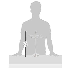 Set di accessori per il bagno in acciaio spazzolato della collezione... - Ilgrandebazar