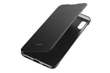 Carica l'immagine nel visualizzatore di Gallery, HUAWEI Flip Cover Originale Y6 2019, Colore Nero in Eco Pelle