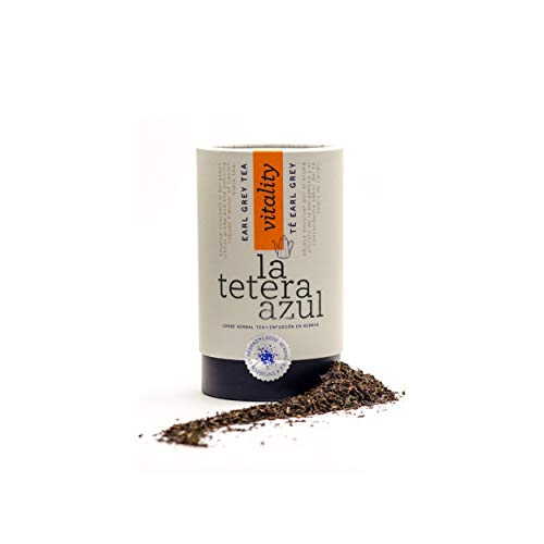 LA TETERA AZUL Tè nero Premium Early Grey con profumo Bulk Pot di 115 grammi