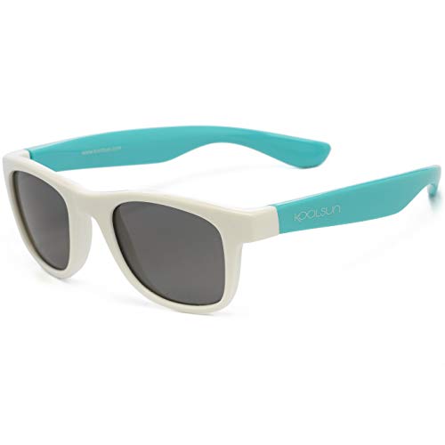 KOOLSUN - Wave - Occhiali da sole per bambini (1-5 1-5 anni, Acquario Bianco.