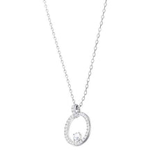 Carica l&#39;immagine nel visualizzatore di Gallery, Swarovski Pendente Creativity Circle, Cristallo Bianco, Rodiato, da Donna - Ilgrandebazar