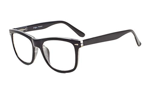 Eyekepper Occhiali da Lettura per Uomini Donne in Plastica +1.75, Nero - Ilgrandebazar