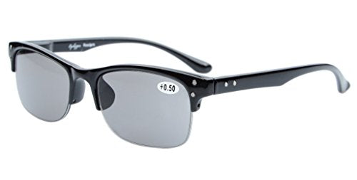 Eyekepper Nuovo Occhiali da Lettura Mezza Montatura in +3.50, Lente-grigio - Ilgrandebazar