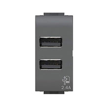 Carica l'immagine nel visualizzatore di Gallery, 4Box, USB 2.4, Presa da muro 2.4 Ampere, Compatibile con Bticino...
