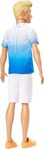 Barbie Ken, Bambola con Maglietta e Pantaloncini Bianchi, per Bambini 3+... - Ilgrandebazar