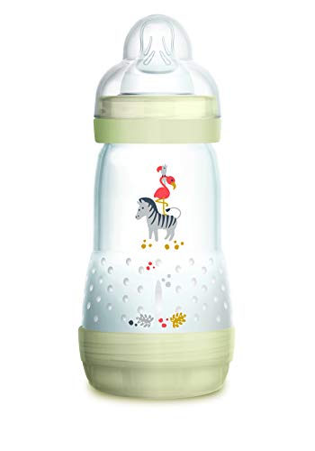 Mam, Biberon anticoliche, 0-6 mesi, flusso tipo 2, Bianco (Blanc) - Ilgrandebazar
