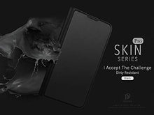 Carica l&#39;immagine nel visualizzatore di Gallery, DUX DUCIS Cover Xiaomi Redmi Note 8T, Flip Caso Custodia Pelle PU con Nero - Ilgrandebazar