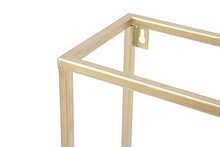 Carica l&#39;immagine nel visualizzatore di Gallery, Dipamkar® 40 x 60cm - Mensola a muro in metallo stile Rettangolo, Gold - Ilgrandebazar