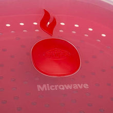 Carica l&#39;immagine nel visualizzatore di Gallery, Snips VAPORIERA per microonde - 4 lt 2 Tier Steamer 4L, Roso - Ilgrandebazar
