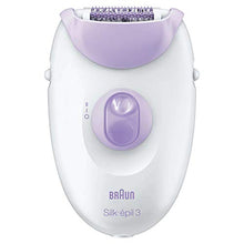 Carica l'immagine nel visualizzatore di Gallery, Braun Silk-épil 3 3-170 Epilatore Elettrico Viola Con Cavo E 1 Bianco/Viola