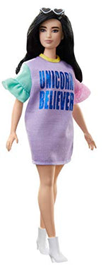 Barbie- Fashionista, Bambola Mora con Vestito Unicorn Believer, Giocattolo... - Ilgrandebazar