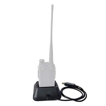 Carica l&#39;immagine nel visualizzatore di Gallery, TWAYRDIO Caricabatteria da tavolo per radio bidirezionale Walkie Talkie Caricabatteria da tavolo per Baofeng UV-5R UV-5RA UV-5RB UV-5RC UV-5RD UV-5RE UV-5Replus UV-82 BF-F8HP TYT TH-F8 Ham Radio