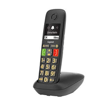 Carica l&#39;immagine nel visualizzatore di Gallery, Gigaset E290 Duo, Telefoni Cordless, Due Portatili con Suonerie Forti, Nero - Ilgrandebazar