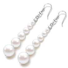 Carica l'immagine nel visualizzatore di Gallery, Sllaiss 925 Argento Sterling Perle Orecchino per Donna Ragazze Regalo di... - Ilgrandebazar