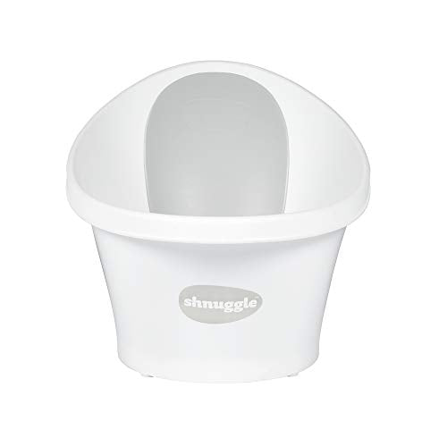 Shnuggle Vaschetta per bagnetto Bianca con schienale grigio - Ilgrandebazar