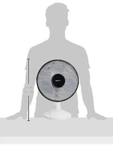Carica l'immagine nel visualizzatore di Gallery, AmazonBasics - Ventilatore oscillante da tavolo, a 3 velocità, 40 W, Nero