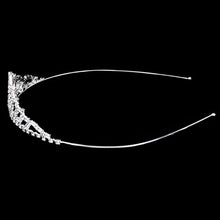Carica l&#39;immagine nel visualizzatore di Gallery, Pixnor Wedding Tiara nuziale strass Decor Hairband capelli Clip Loop...