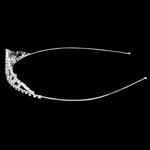 Pixnor Wedding Tiara nuziale strass Decor Hairband capelli Clip Loop...