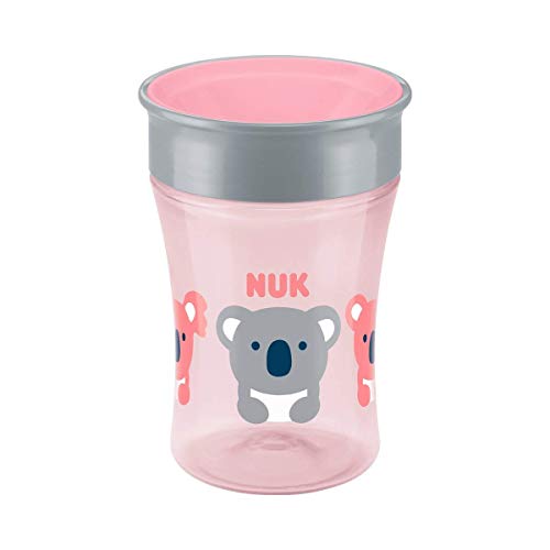 NUK Magic Cup Bicchiere Antigoccia per Bambini, Bordo 360