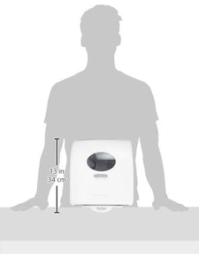AQUARIUS* SLIMROLL* Dispenser di asciugamani a rotolo 7955 - Bianco - Ilgrandebazar