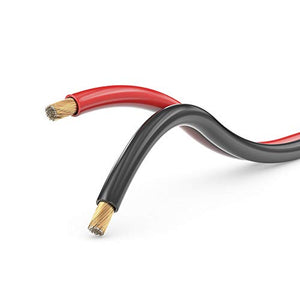MANAX SC22150 Cavo per altoparlante (doppio filo) 10,0m, rosso / nero