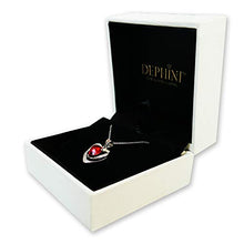 Carica l&#39;immagine nel visualizzatore di Gallery, DEPHINI - Collana con cuore rosso - argento Sterling 925 - pietra... - Ilgrandebazar