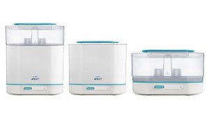 Philips Avent SCF284/02 Sterilizzatore 3 in 1 Elettrico a Vapore, Bianco - Ilgrandebazar